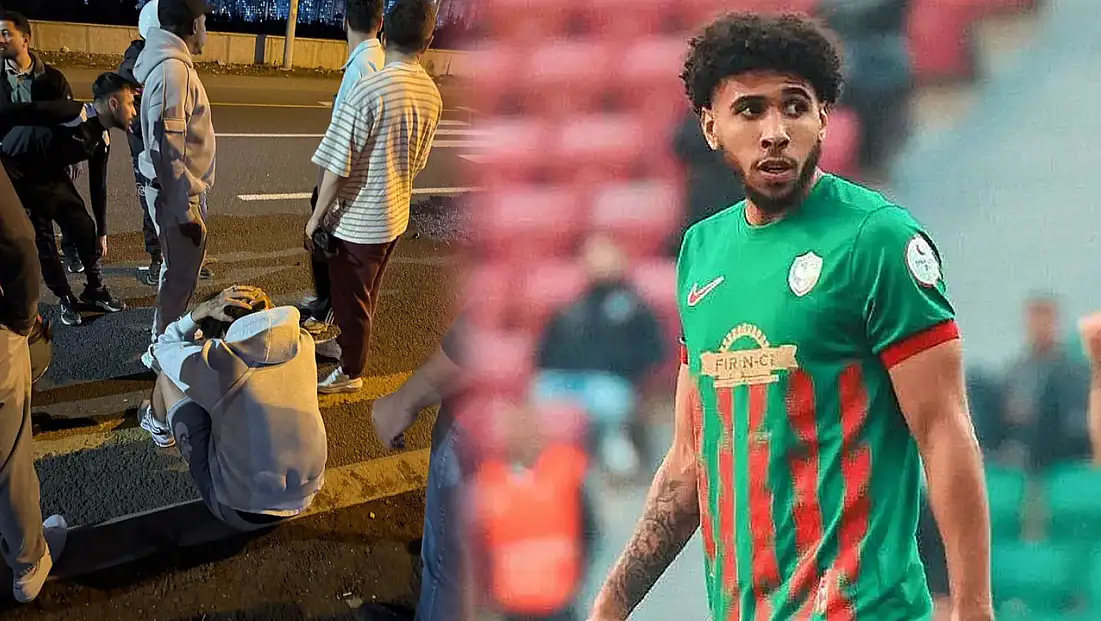Amedsporlu futbolcu trafik kazası geçirdi
