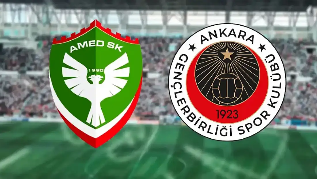 Amedspor - Gençlerbirliği maçı ne zaman, hangi kanalda? işte detaylar