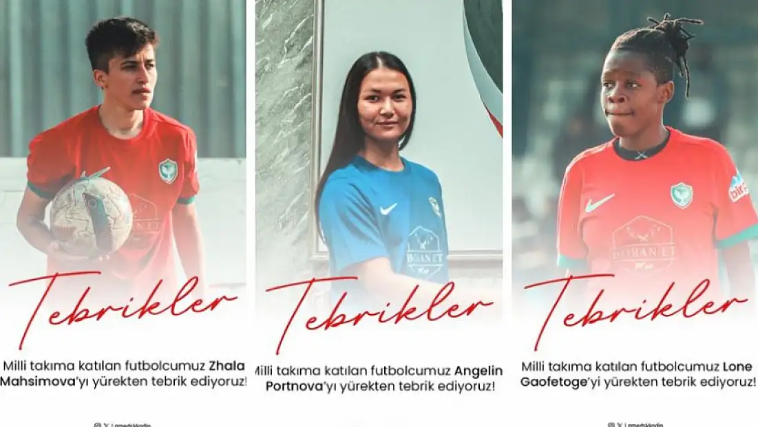 Amedspor’un başarılı kadın futbolcuları Milli takım yolcusu