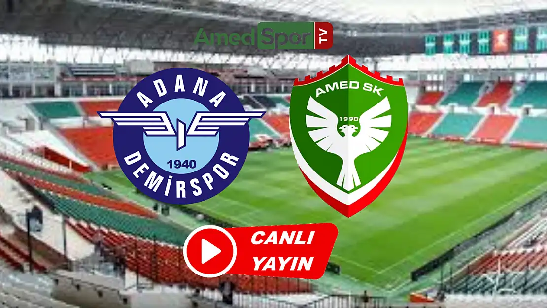Adana Demirspor – Amedspor maçı ne zaman, saat kaçta, hangi kanalda?