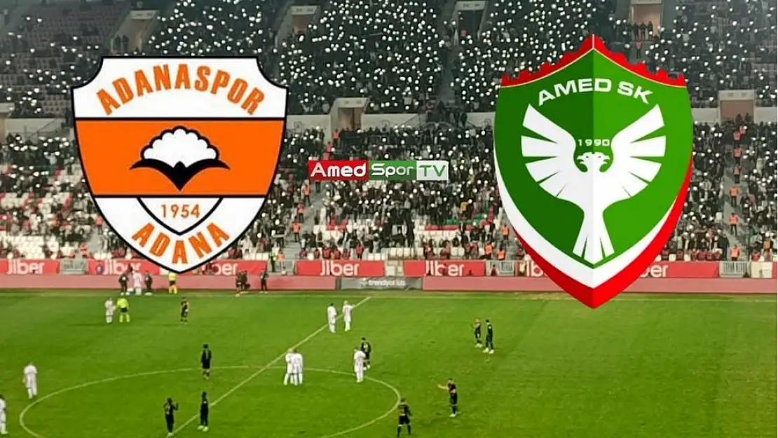 Amedspor, 17 yıl sonra Adana'da Adanaspor'a konuk oluyor