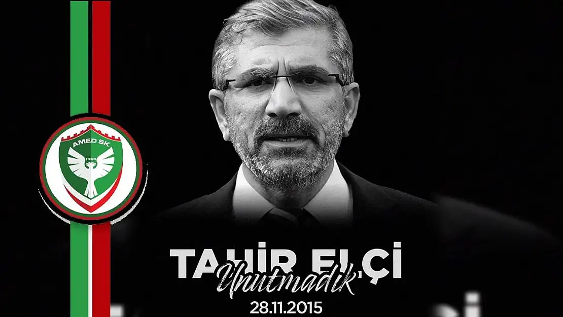 Amedspor, 9. yılında Tahir Elçi'yi andı