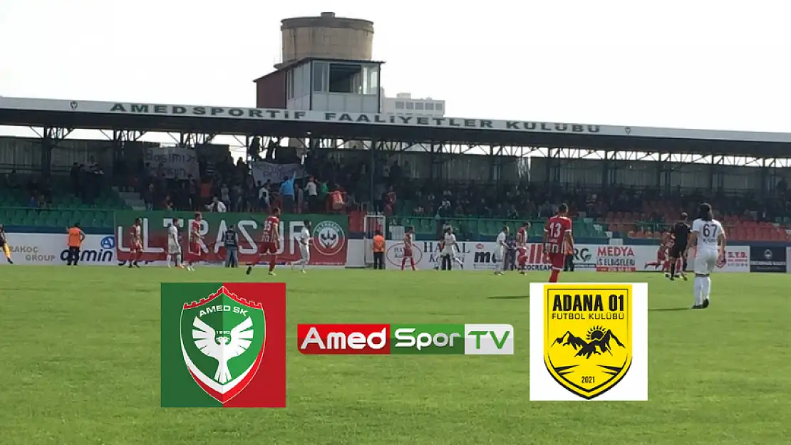 Amedspor Adana 01 FK'yı Şılbe'de tesisleri'nde konuk edecek