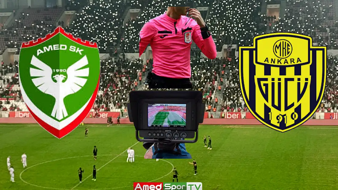 Amedspor-Ankaragücü maçı ne zaman,saat kaçta, maçın hakemi, hangi kanalda yayınlanacak?