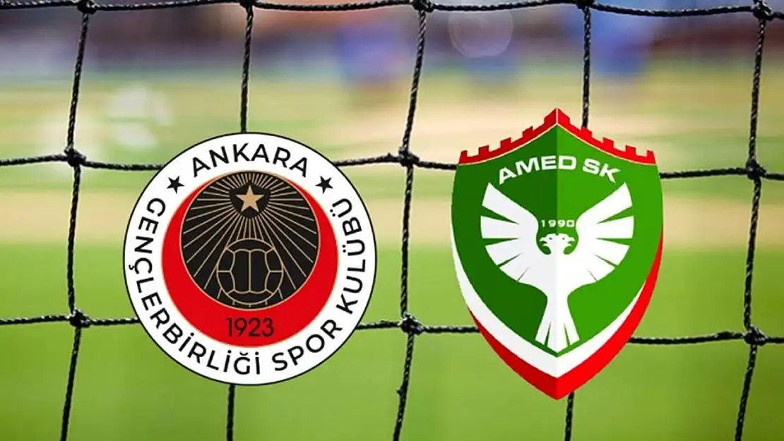 Amedspor - Gençlerbirliği maçı ne zaman hangi kanalda saat kaçta