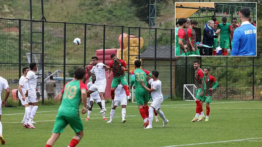 Amedspor hazırlık maçında son dakikalarda yenildi