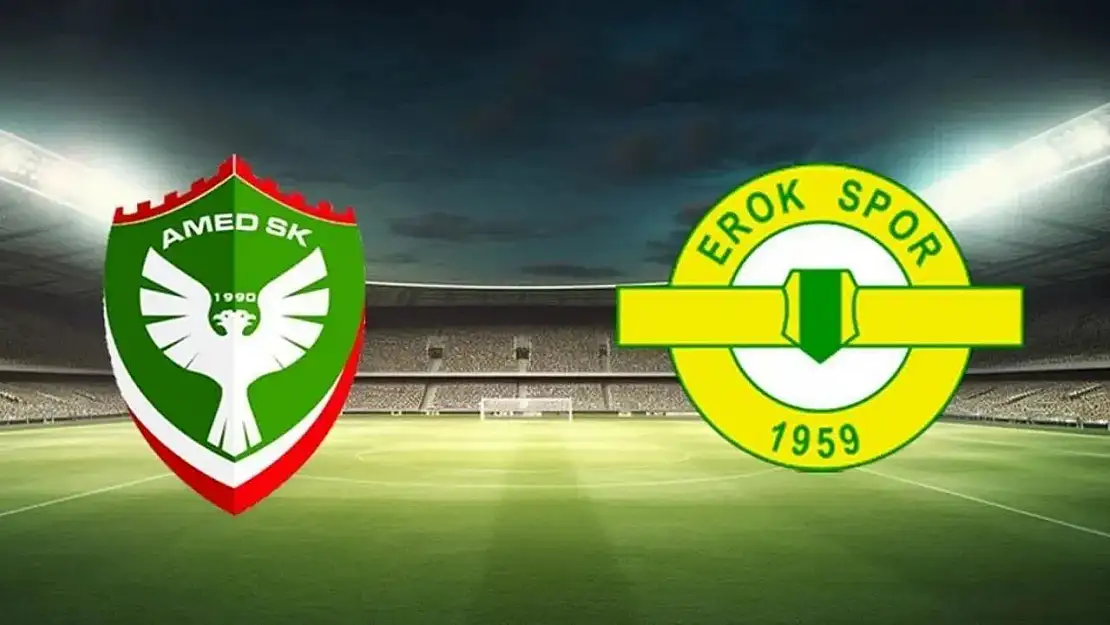 Amedspor, kritik Erokspor maçı İçin saat belirlendi: