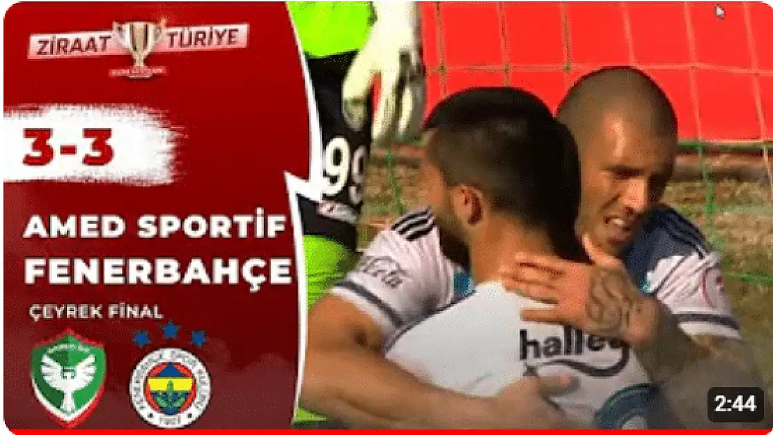 Amedspor nostaji fenerbahçe maçı