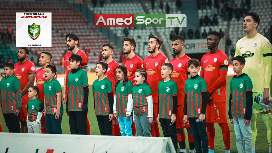 Amedspor, Şanlıurfaspor galibiyetiyle haftanın takımı seçildi