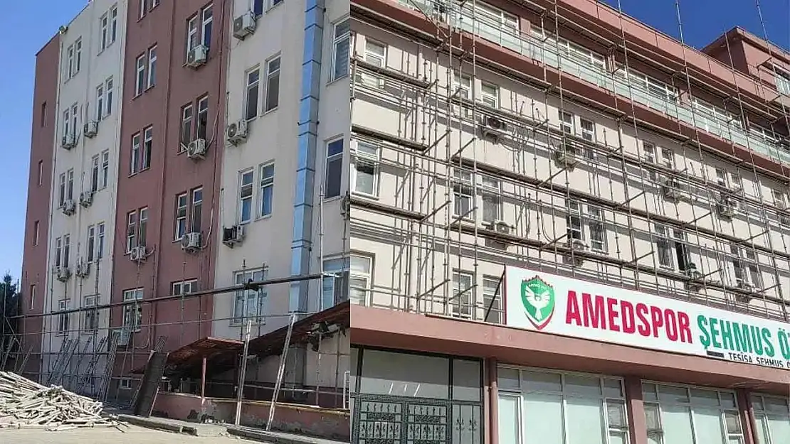 Amedspor tesisleri bakıma alındı