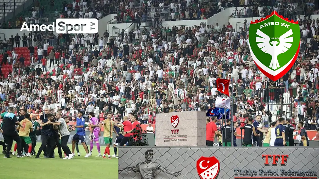 Amedspor'un seyircisiz oynama cezası 1 maça indirildi