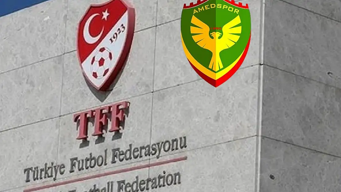 Amedspor ve görevlisi PFDK yolunda: TFF'den açıklama