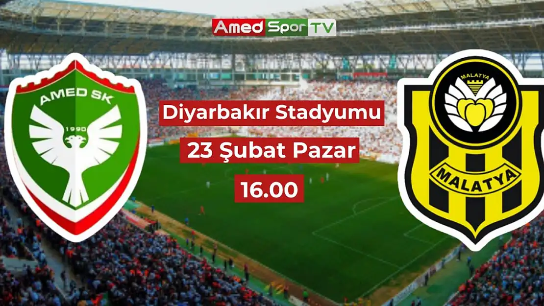 Amedspor - Yeni Malatyaspor maçı ne zaman, saat kaçta? maçın hakemi işte detaylar!