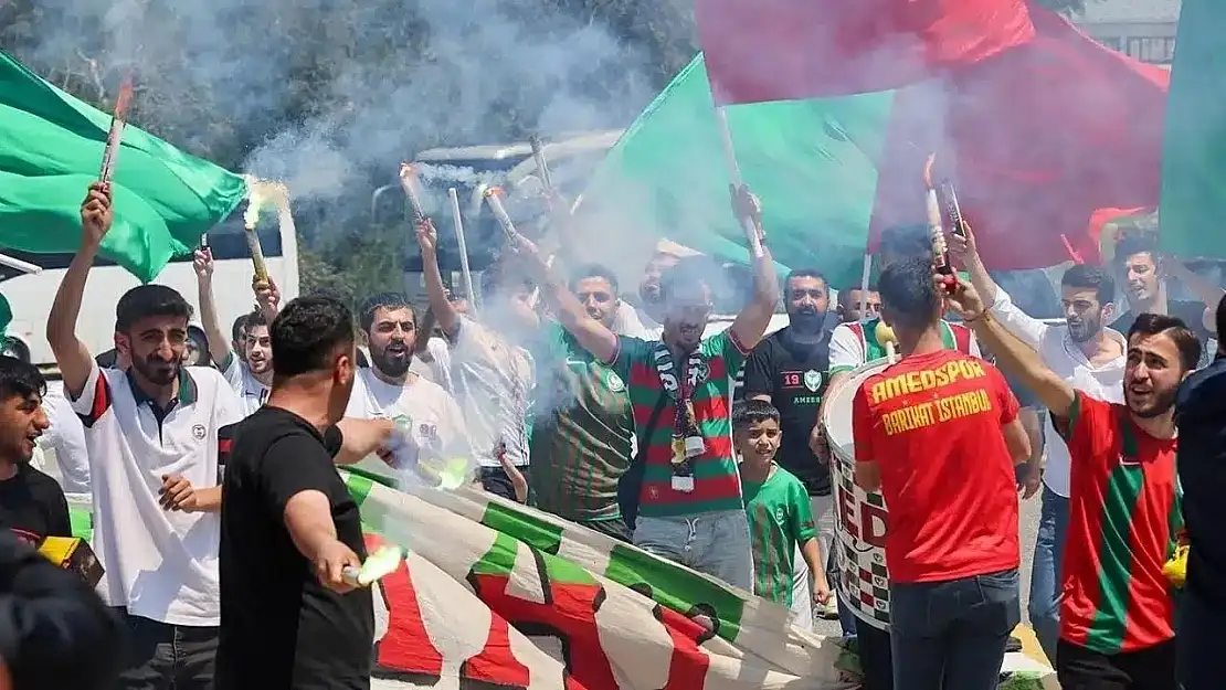 Amedspor'a coşkulu destek!