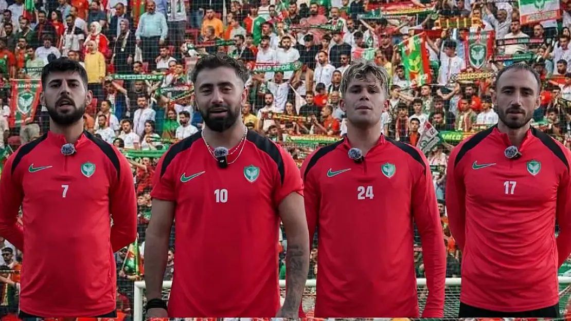 Amedspor'lu futbolculardan çağrı var