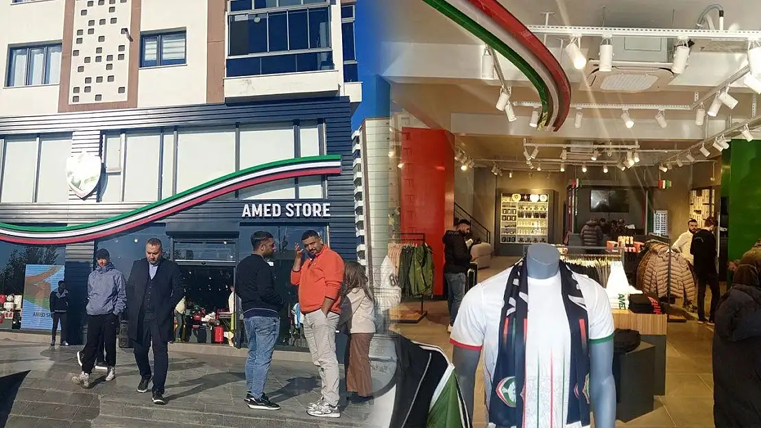 Amedspor'un üçüncü store mağazası Kayapınar'da açıldı