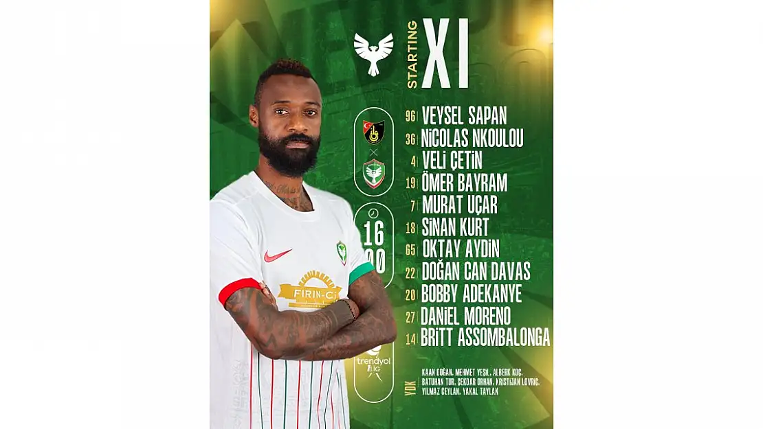 Amedspor'un yeni transferleri ilk 11'de: Kritik İstanbulspor maçı!