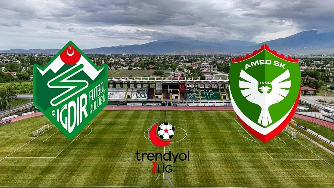 Iğdır FK – Amedspor maçı ne zaman? Saat kaçta ve hangi kanalda? Trendyol 1. Lig'de heyecan devam ediyor.