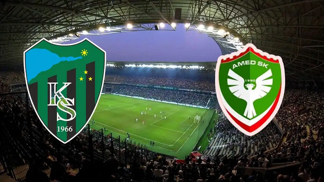 Kocaelispor-Amedspor: İlk 11'ler açıklandı