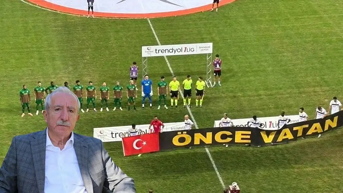 Kürt siyasetçiden Amedspor maçında 'önce vatan' pankartı açılmasına tepki