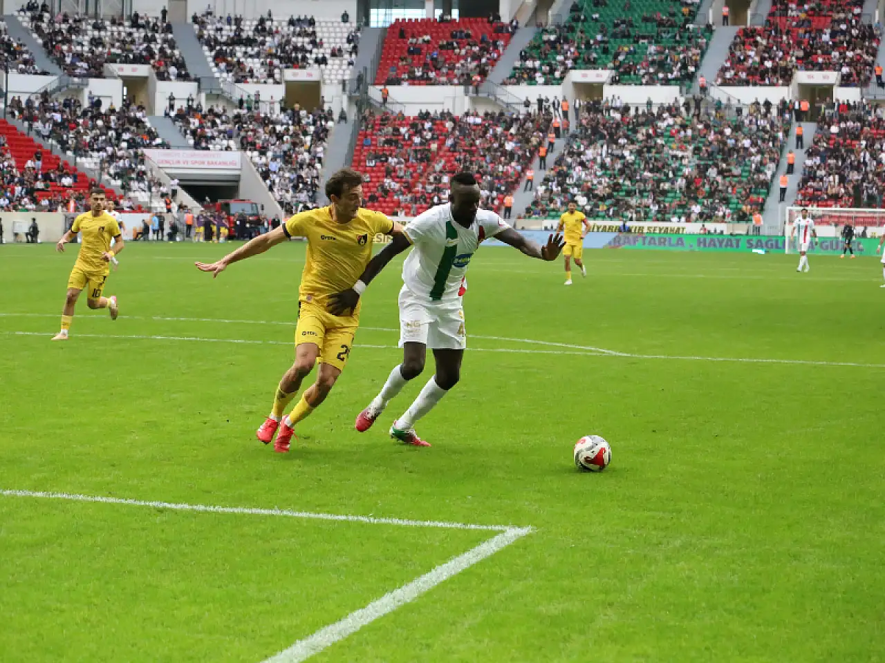 Amedspor zirve yarışında bir puanla yetindi: VAR golü iptal etti