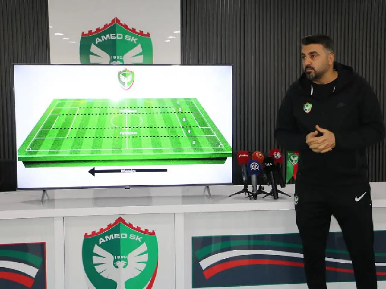 Amedspor Teknik Direktörü Kaloğlu: Hedefimiz Süper Lig