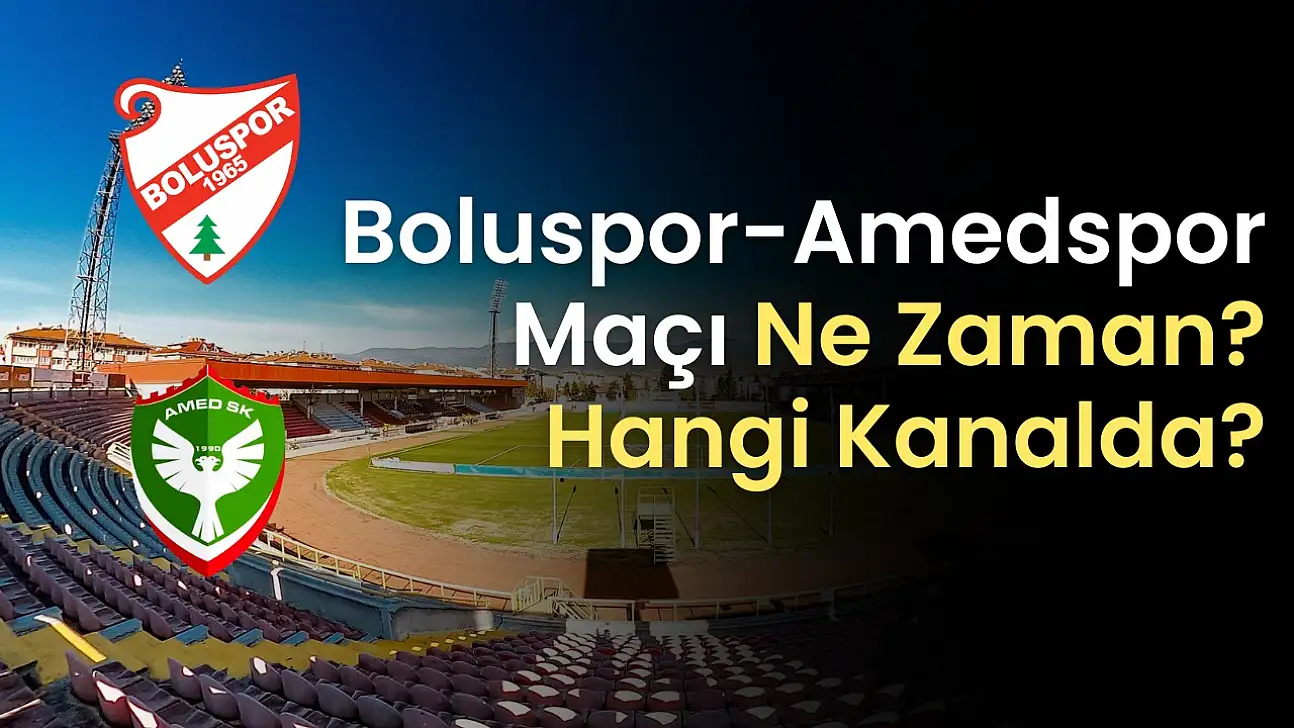 Amedspor'un Bolu deplasman heyecanı! Maç yayın detayları açıklandı