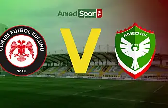 Amedspor-Çorum FK Maçı Ne Zaman, Saat Kaçta, Hangi Kanalda?