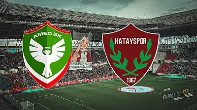 Amedspor–Hatayspor Maçı Ne Zaman, Saat Kaçta ve Hangi Kanalda Yayınlanacak?