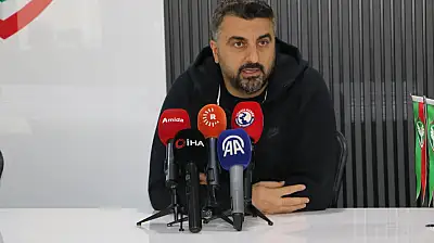 Amedspor Teknik Direktörü Kaloğlu: Hedefimiz Süper Lig