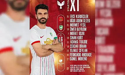 Amedspor'un Ümraniyespor deplasmanındaki ilk 11'i belli oldu