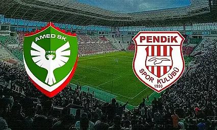 Amedspor 2 - Pendikspor 1