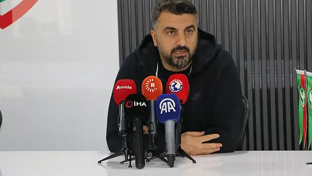 Amedspor Teknik Direktörü Kaloğlu: Hedefimiz Süper Lig