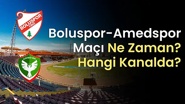Amedspor'un Bolu deplasman heyecanı! Maç yayın detayları açıklandı