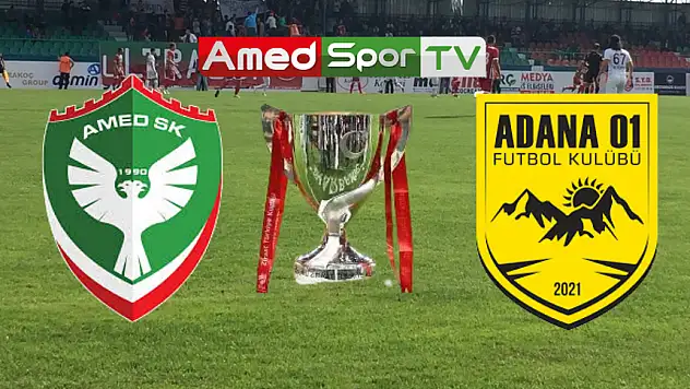 Ziraat Türkiye Kupası Amedspor - Adana 01 FK maçı ne zaman, saat kaçta ve hangi kanaldan canlı yayınlanacak?