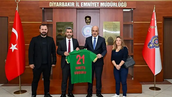 Amedspor’dan Diyarbakır Emniyeti’ne anlamlı ziyaret