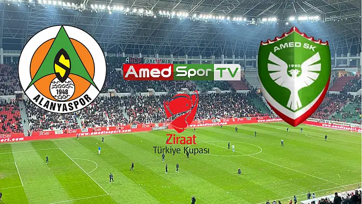 Amedspor, Alanyaspor deplasmanında ilk yarıda eşitliği sağladı: 1-1
