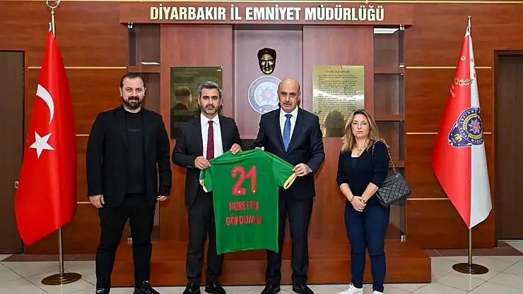 Amedspor'dan Diyarbakır Emniyeti'ne anlamlı ziyaret