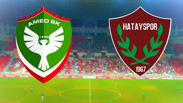 Amedspor – Hatayspor Maçı: İlk 11'ler Belli Oldu! Kritik Mücadelede Hedef 3 Puan