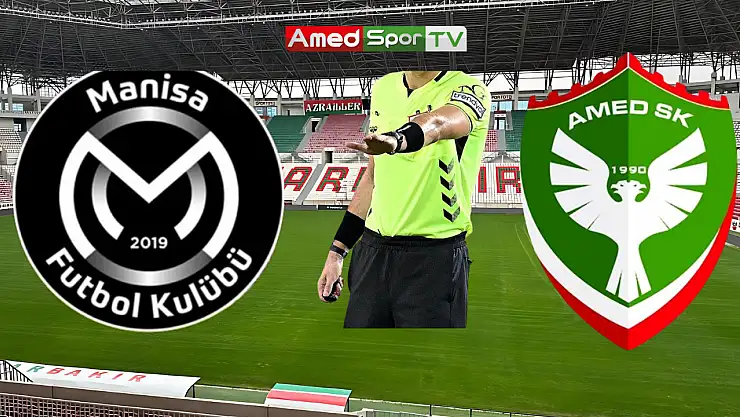 Amedspor'un Play-Off yolundaki zorlu maçında hakem belli oldu