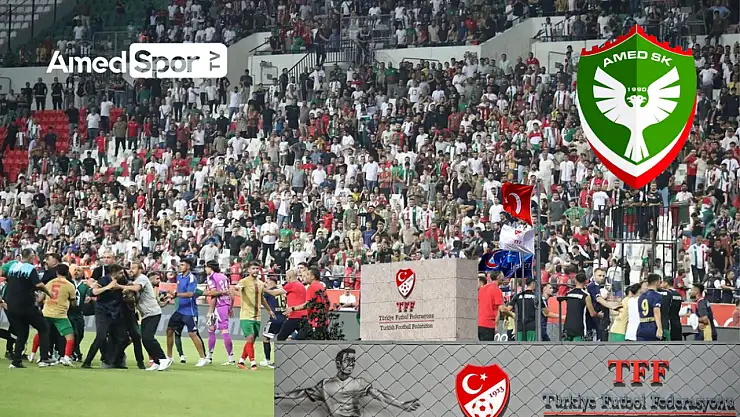 Amedspor'un seyircisiz oynama cezası 1 maça indirildi